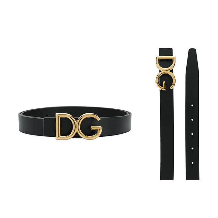 Thắt Lưng Dolce & Gabbana D&G Buckle Belt Bản 3,5cm Size 90cm Màu Đen - Thắt lưng - Vua Hàng Hiệu