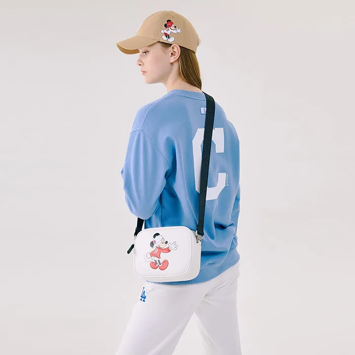 Túi MLB X Disney Camera Bag Boston Red Sox Màu Trắng - Túi xách - Vua Hàng Hiệu