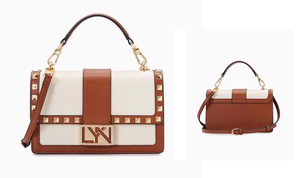 Thiết kế của Lyn Lexi Handbag Màu Nâu Trắng giá tốt
