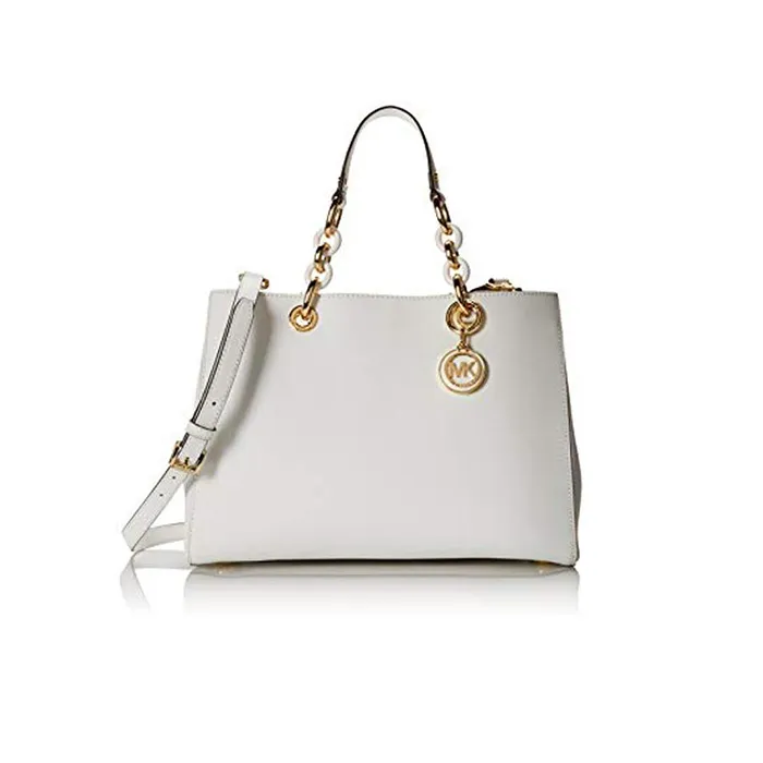 Túi Xách Michael Kors MK Women’s Cynthia Hobos and Shoulder Bag Màu Trắng