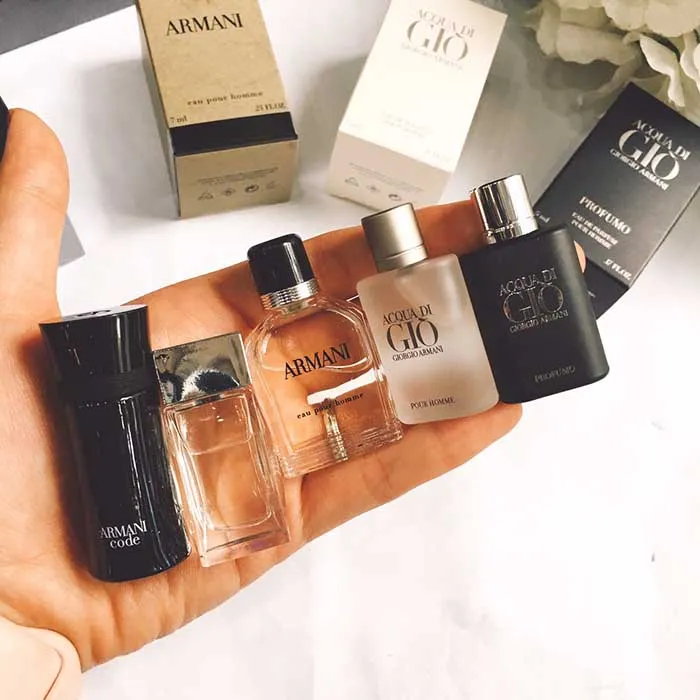 Set Nước Hoa Giorgio Armani 5 Mini Fo