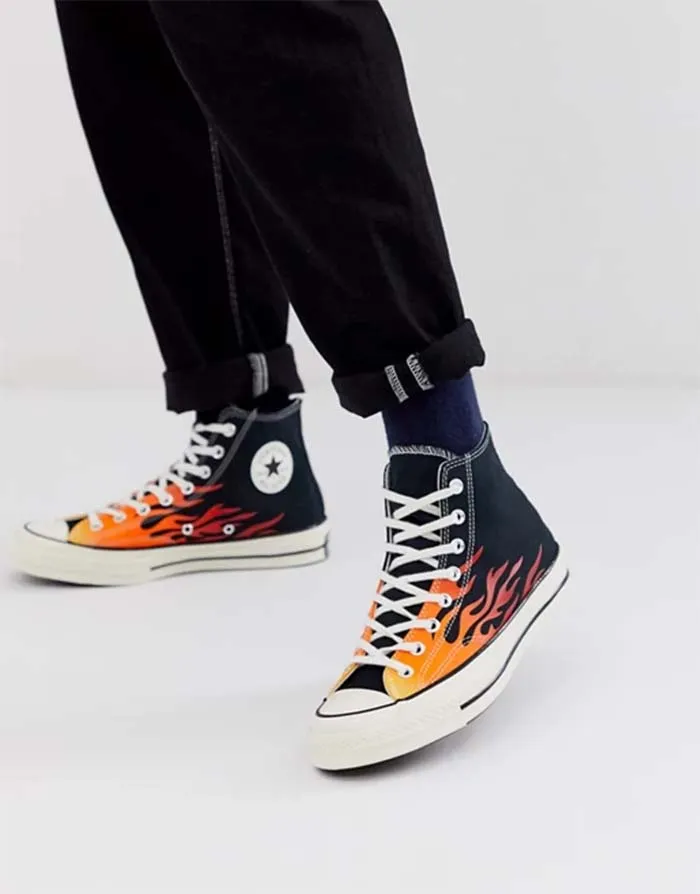 Giày Thể Thao Converse 1970s High Black Fire Màu Đen Đỏ - Giày - Vua Hàng Hiệu