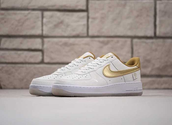 Giày Thể Thao Nike Airforce 1 World Wide Gold Size 38 1