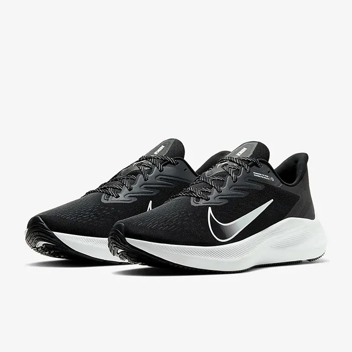 Giày Thể Thao Nike Air Zoom Winflo 7 Black/White Màu Đen Trắng Size 42