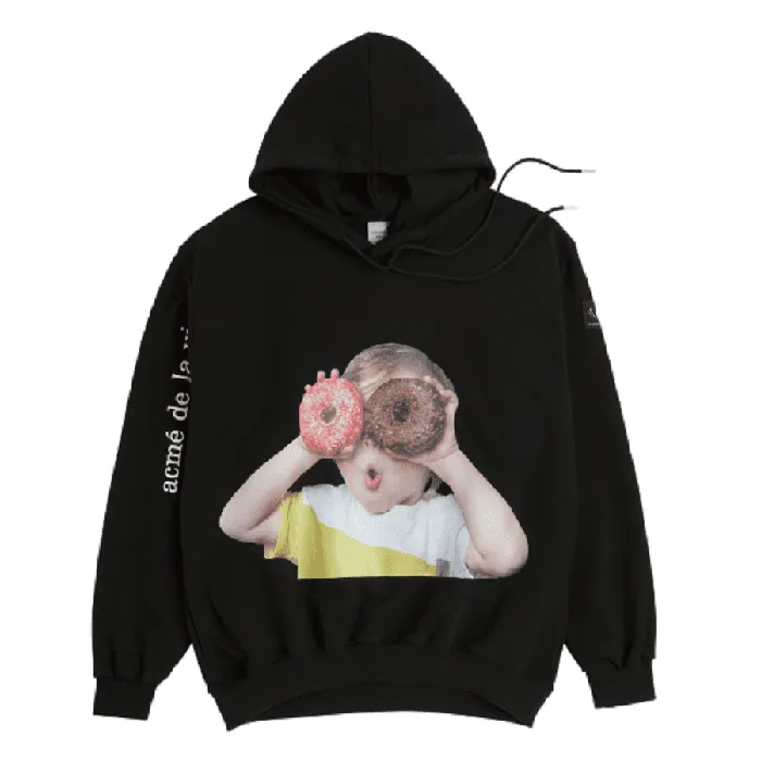 Áo Hoodie Acmé De La Vie ADLV Baby Face Donut 1 Màu Đen Size 1 - Thời trang - Vua Hàng Hiệu