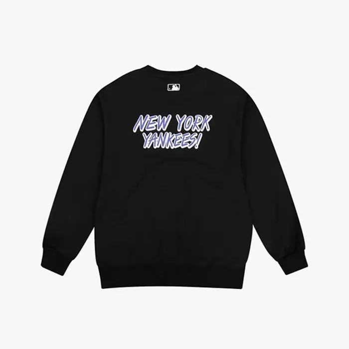 Áo Nỉ Sweater MLB New York Yankees Màu Đen Size S