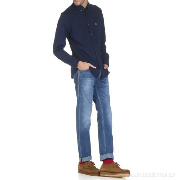 Áo Sơ Mi Lacoste CH 9568 00 HEW Màu Xanh Navy Size US 5