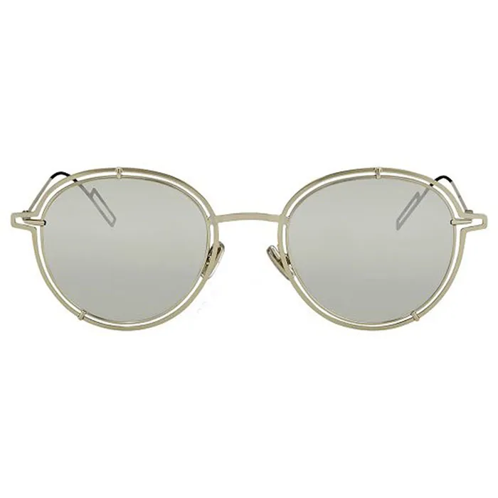 Kính Mát Dior Silver Mirror Round Sunglasses CD 0210S 010 DC Màu Xám - Kính mắt - Vua Hàng Hiệu