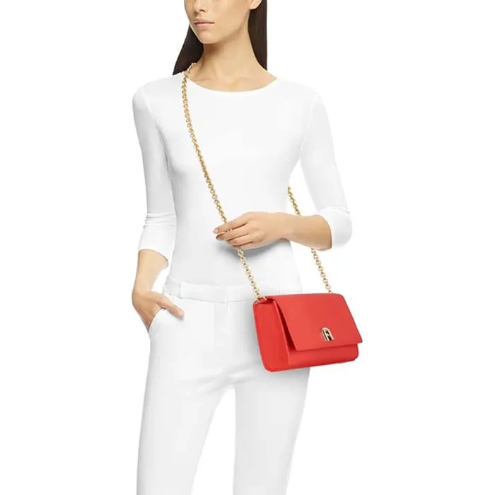 Túi Đeo Chéo Furla 1927 Mini Crossbody Fuoco H Màu Đỏ