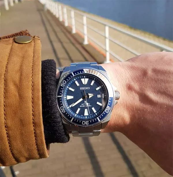 Đồng Hồ Nam Seiko SRPB49K1 Màu Xanh Bạc