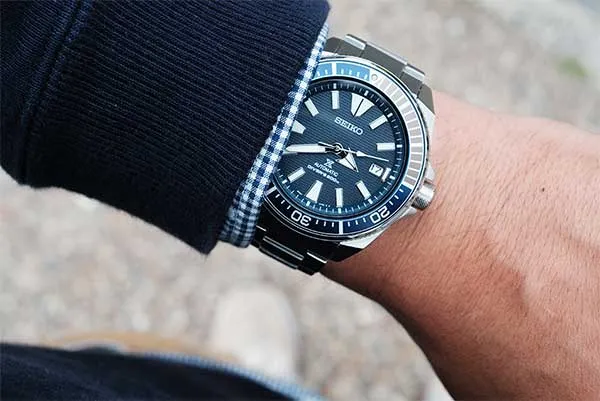 Đồng Hồ Nam Seiko SRPB49K1 Màu Xanh Bạc