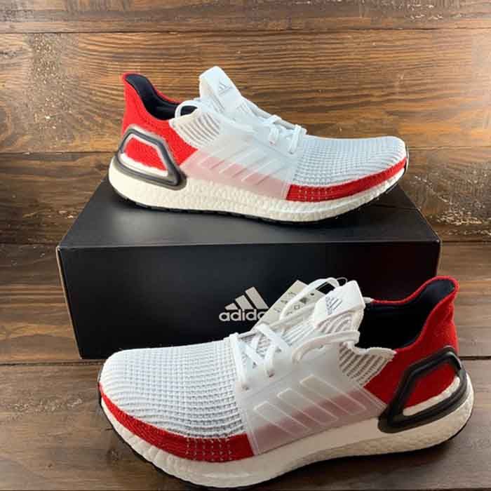 Giày Thể Thao Adidas Ultra Boost 19 White Scarlet Size 42 1