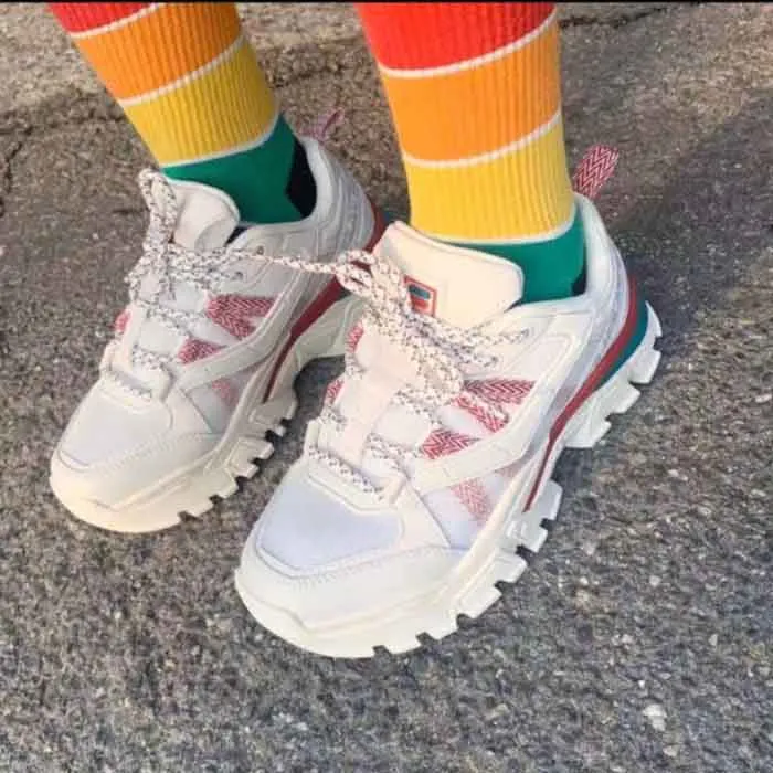Giày Thể Thao Fila Z Buffer 2 – White Green Red Màu Trắng