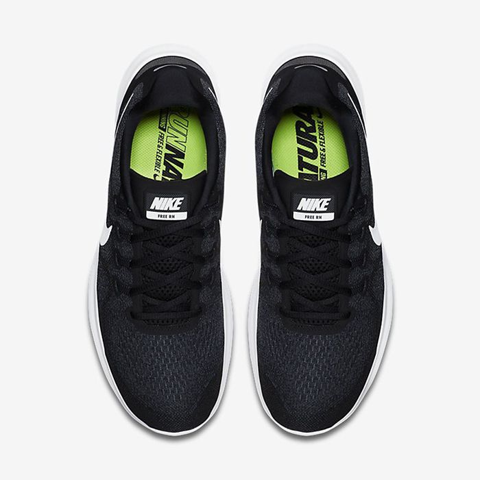 Giày Thể Thao Nike Free Rn 2017 Black/White Size 37.5 1