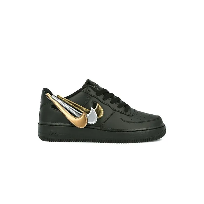 Giày Nike Air Force 1 Change Swoosh Black Màu Đen