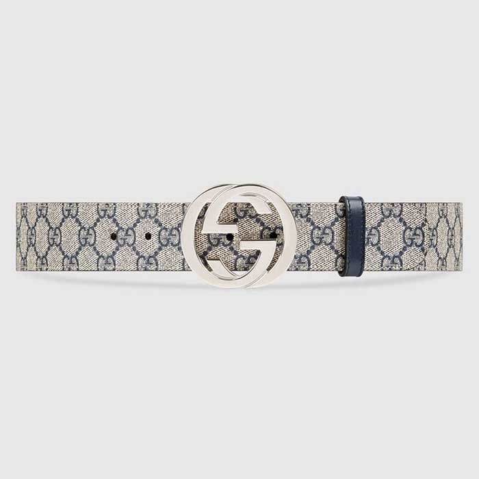 Thắt Lưng Gucci GG Supreme Belt With G Buckle - 1