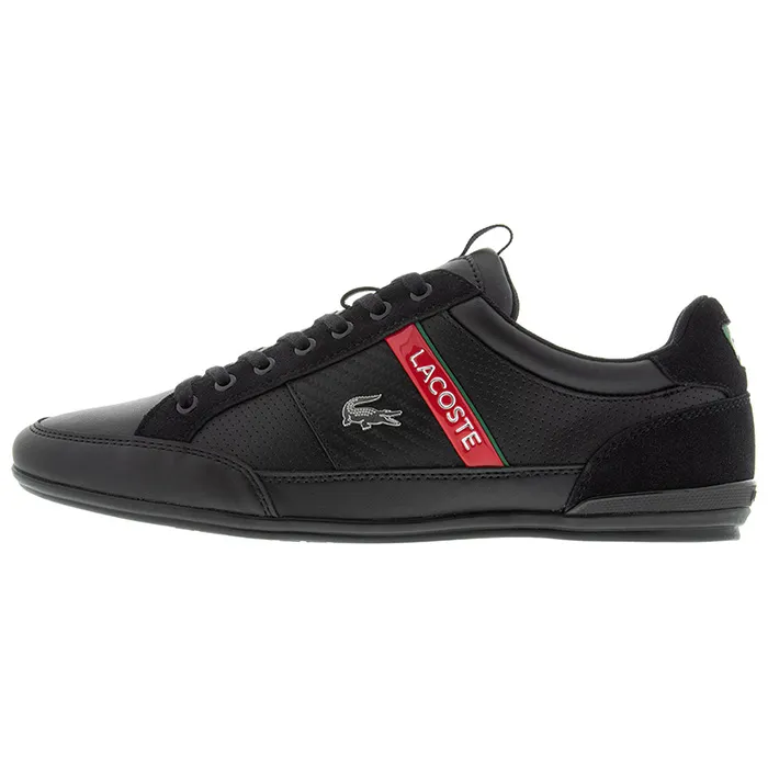 Giày Thể Thao Lacoste Chaymon 120 Carbon Màu Đen Đỏ Size 39.5