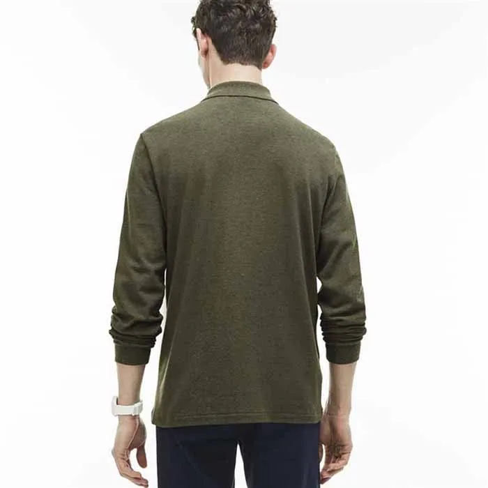 Áo Polo Lacoste Men's Lacoste Slim Fit Petit Piqué Polo Shirt Màu Xanh Rêu Size XS
