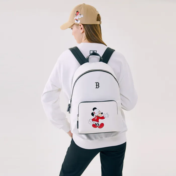 Balo MLB X Disney Nylon Backpack Boston Red Sox Màu Trắng