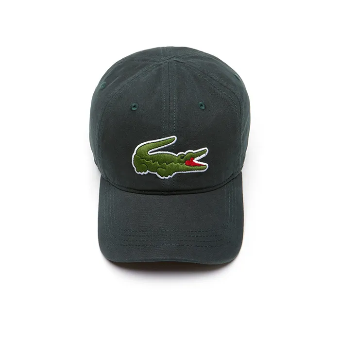 Mũ Lacoste Men's Big Croc Gabardine Cap Màu Xanh Green