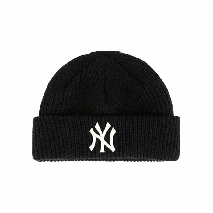 Mũ MLB Jelly Beanie New York Yankees 32CPB5011-50L Màu Đen - Mũ nón - Vua Hàng Hiệu