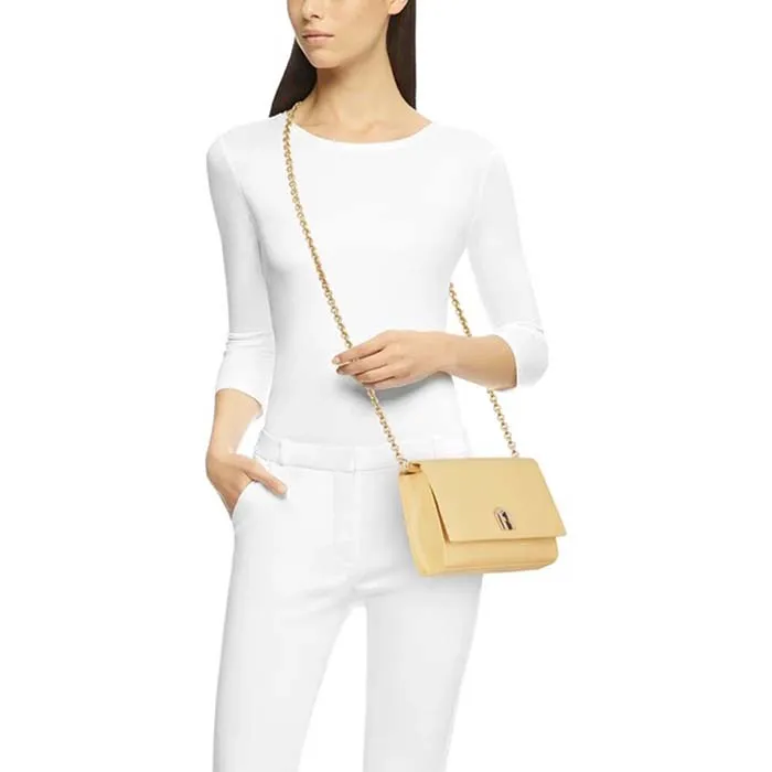 Túi Đeo Chéo Furla 1927 Mini Crossbody Crema H Màu Vàng