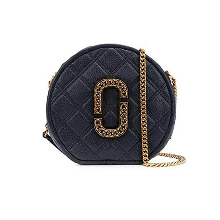 Túi Đeo Chéo Marc Jacobs The Status Round Crossbody Bag Màu Xanh Navy
