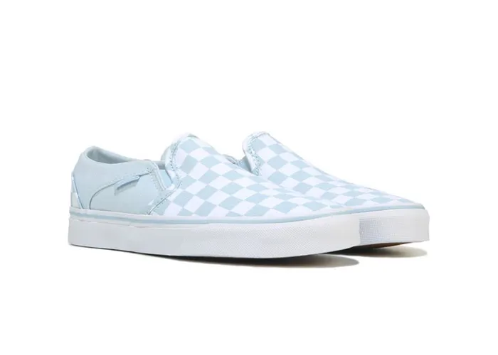 Giày Vans Asher Checkerboard Baby Blue Màu Trắng Xanh Size 38 - Giày - Vua Hàng Hiệu