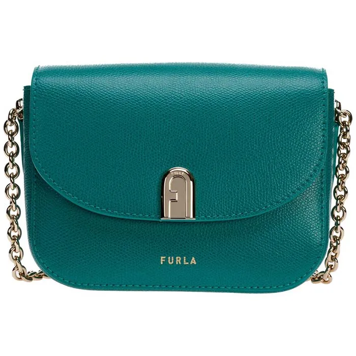 Túi Đeo Chéo Furla 1927 Mini Crossbody Bag Màu Xanh Cổ Vịt - Túi xách - Vua Hàng Hiệu