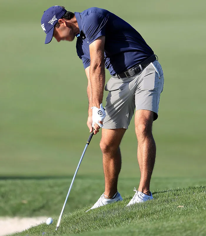 Quần Short Nam PGM Men Golf Short Pants KUZ057 Màu Ghi