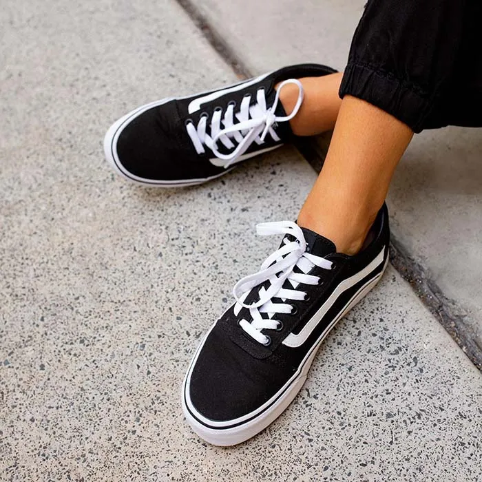 Giày Thể Thao Vans Ward Black/White Màu Đen Size 40 - Giày - Vua Hàng Hiệu
