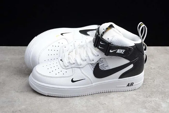 Giày Thể Thao Nike Air Force 1 White Black Màu Trắng Size 35.5