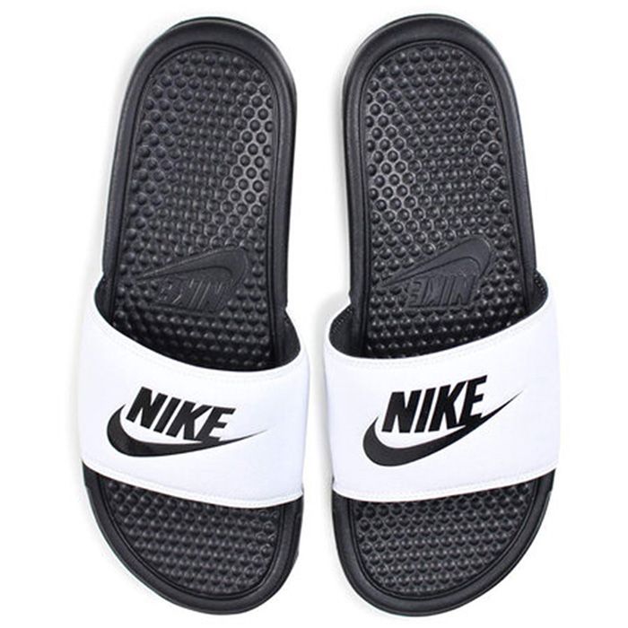 Dép Nike Benassi Just Do It Black/White Màu Đen Trắng Size 44 - 1