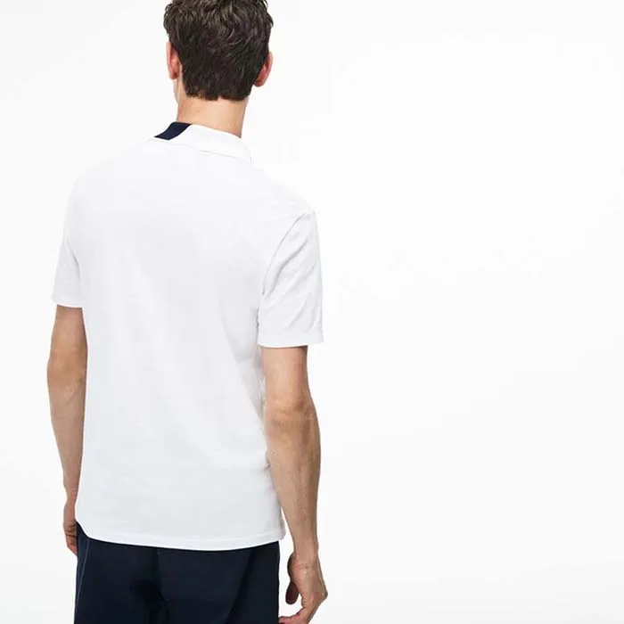 Áo Polo Lacoste Slim Fit Lettering Stretch Mini Piqué Polo Shirt Màu Trắng Size S - Thời trang - Vua Hàng Hiệu