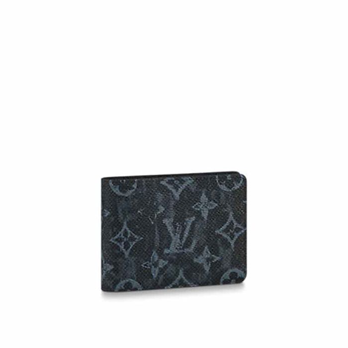 Ví Nam Louis Vuitton LV Multiple Wallet Autres Toiles Monogram In Black M80017 Màu Đen - 1