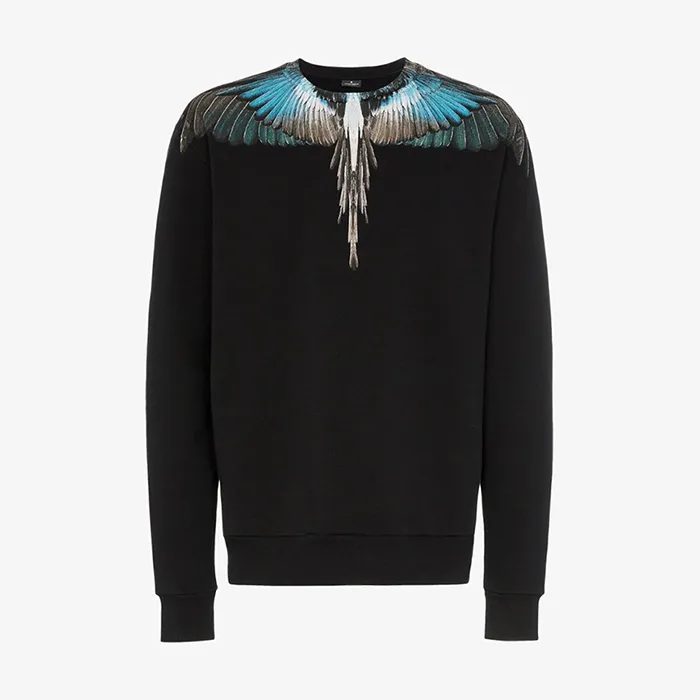 Áo Marcelo Burlon County Of Milan Wings Print Sweatshirt Màu Đen