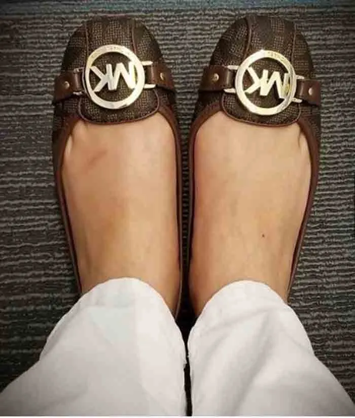 Giày Bệt Michael Kors MK Fulton Moc Brown Màu Nâu