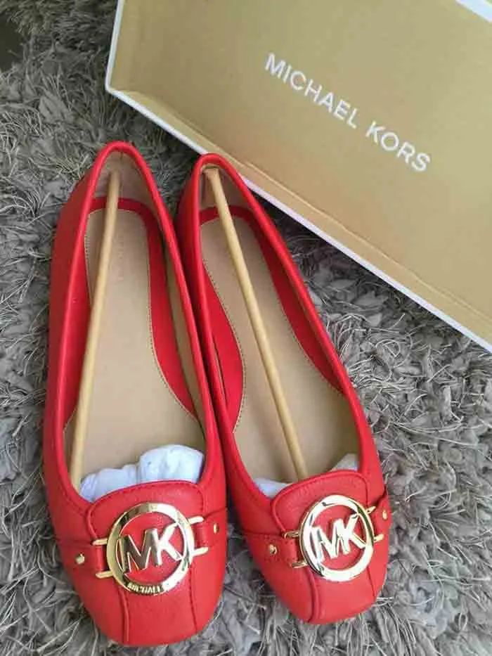 Giày Bệt Michael Kors MK Fulton Sienna Màu Đỏ Cam