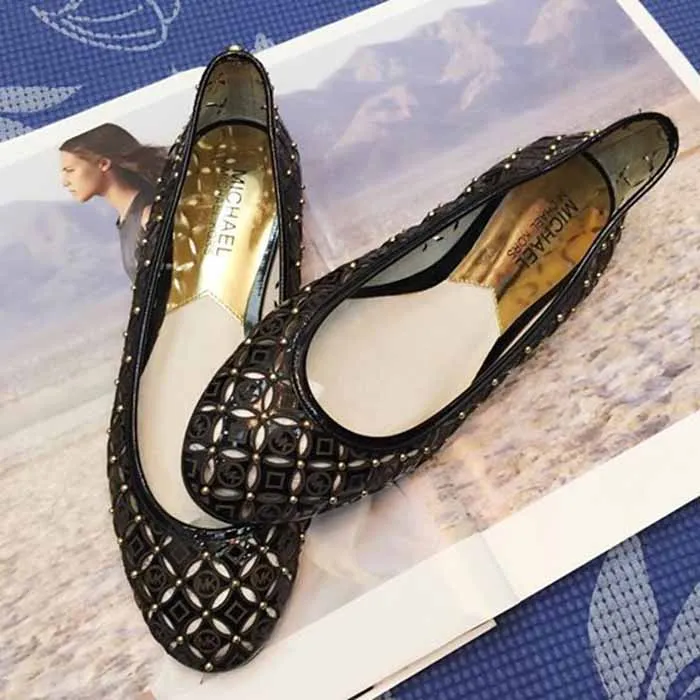 Giày Bệt Michael Kors MK Gabriella Black Màu Đen