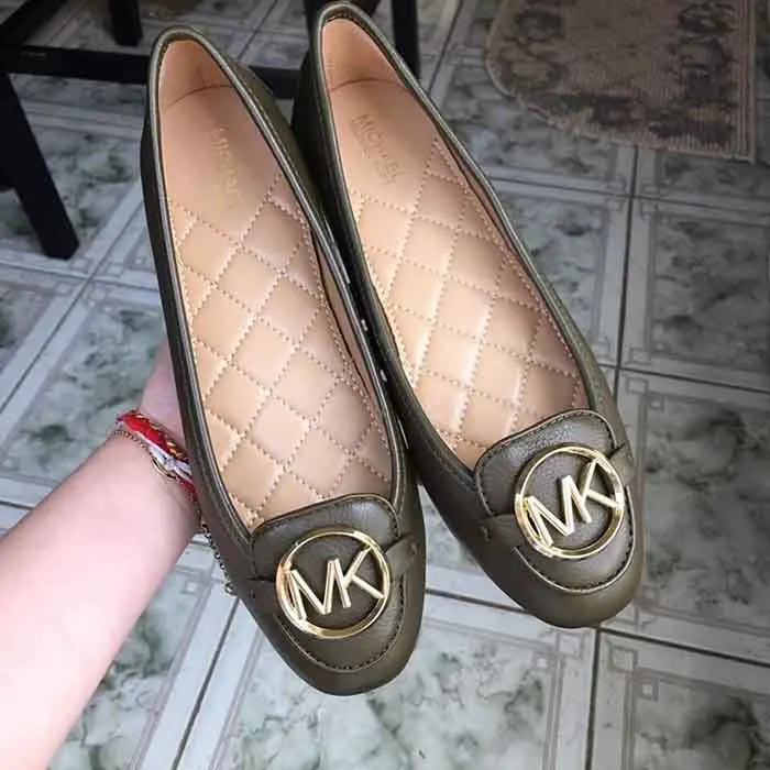 Giày Bệt Michael Kors MK Lillie Olive Màu Xanh Olive - Giày - Vua Hàng Hiệu