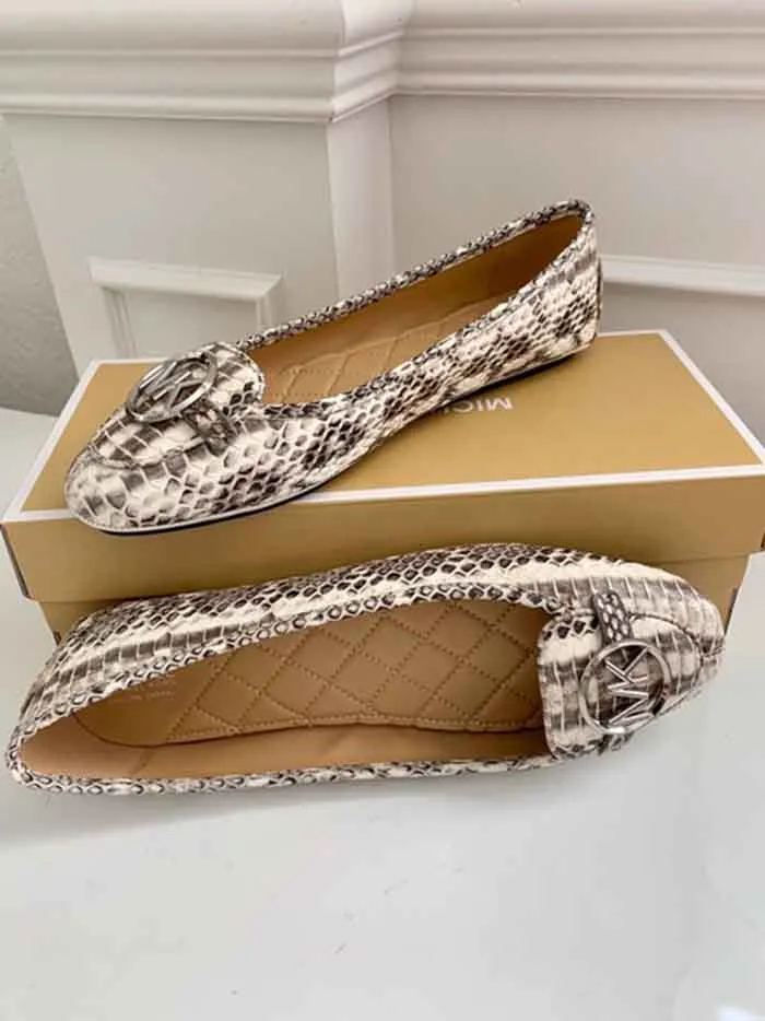 Giày Bệt Michael Kors MK Lillie Snakeskin Da Rắn - Giày - Vua Hàng Hiệu