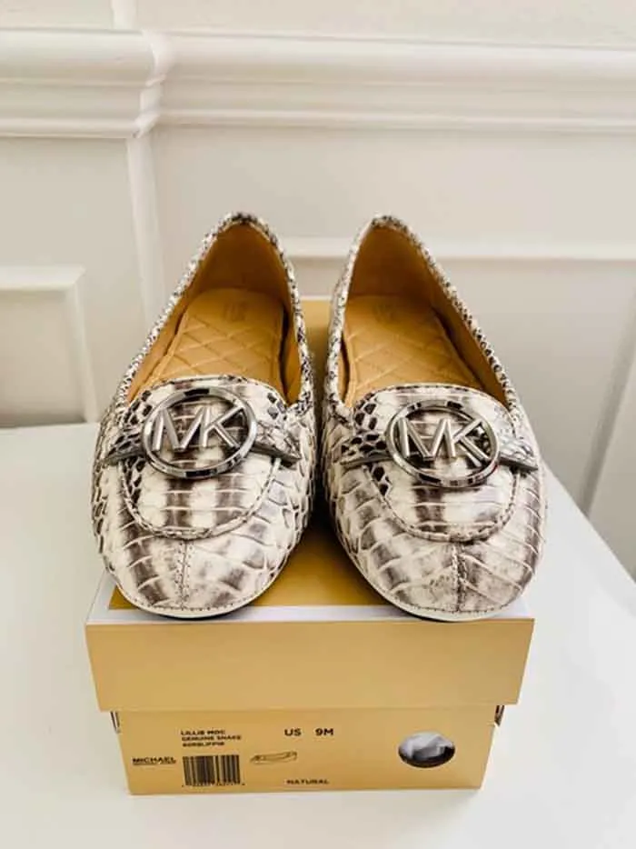 Giày Bệt Michael Kors MK Lillie Snakeskin Da Rắn - Giày - Vua Hàng Hiệu