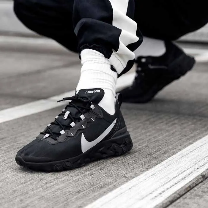 Giày Thể Thao Nike React Element 55 – All Black Màu Đen Size 42.5 - Giày - Vua Hàng Hiệu