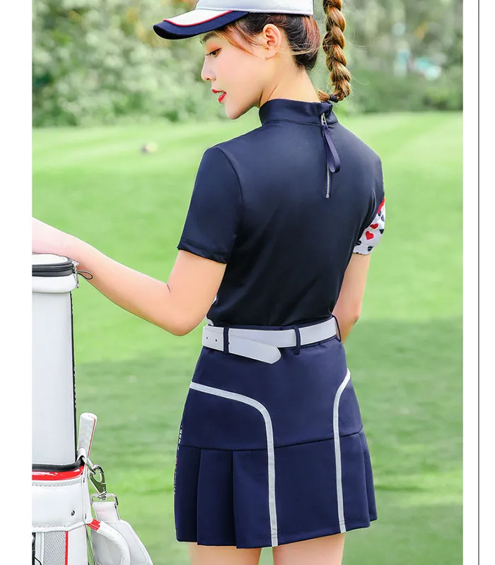 Váy Golf PGM Ardour Summer Skirt - QZ045 Màu Xanh Navy - Thời trang - Vua Hàng Hiệu