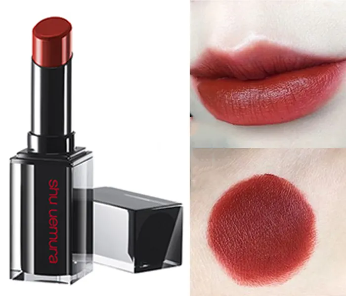 Son Shu Uemura 797 Màu Đỏ Đất Vỏ Đen - Son Môi - Vua Hàng Hiệu