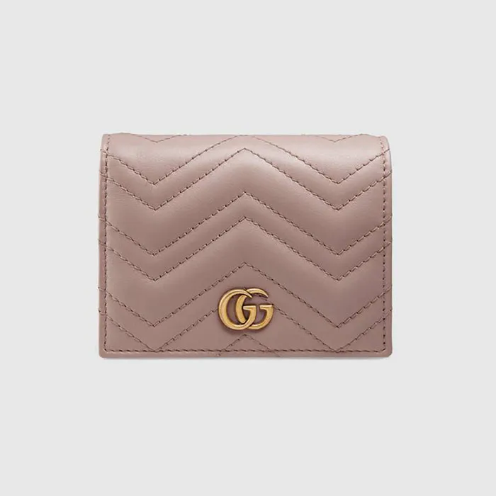 Mua Ví Gucci Marmont Card Case Wallet Màu Hồng Nude - Gucci - Mua tại Vua  Hàng Hiệu h027369