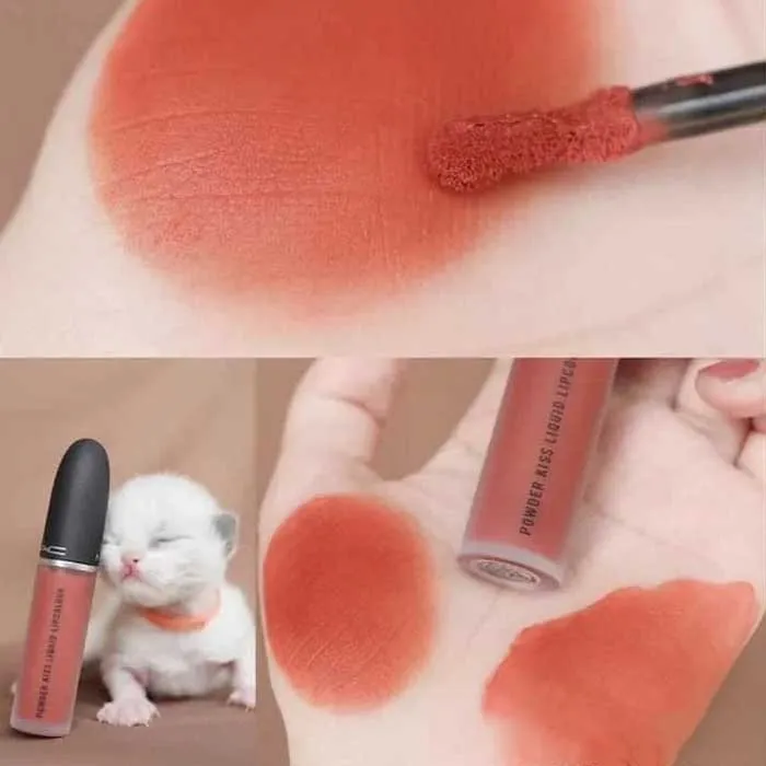 Son Kem Mac Powder Kiss Liquid Lipcolour 2020 Màu 998 Sorry Not Sorry Cam Cháy