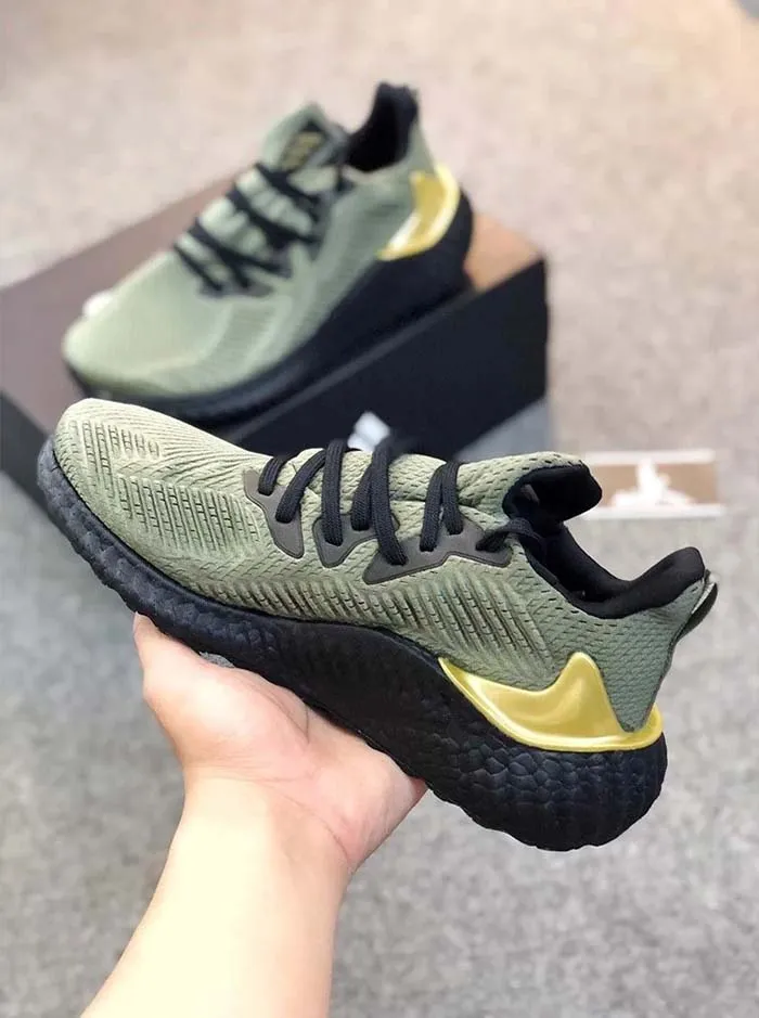 Giày Thể Thao Adidas Alphaboost Green Black