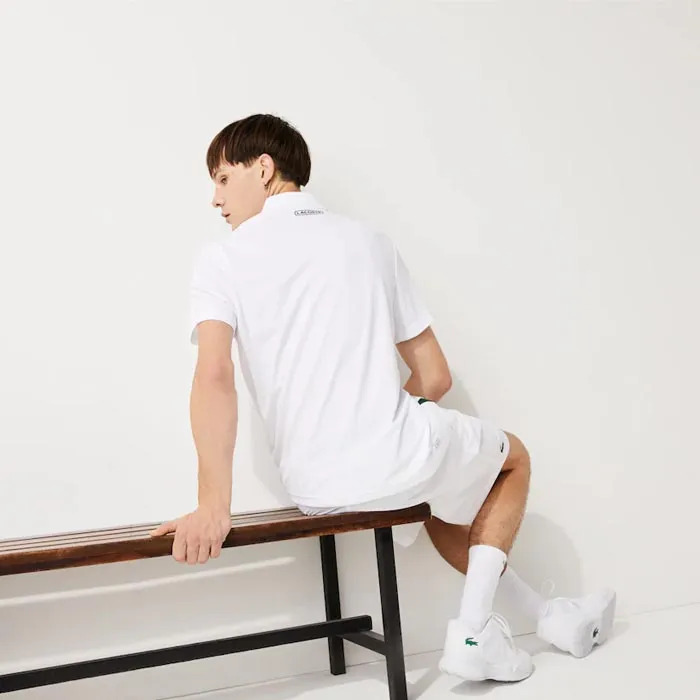 Áo Polo Men's Lacoste Sport Paneled Breathable Piqué Tennis Polo Shirt Màu Trắng Size M - Thời trang - Vua Hàng Hiệu