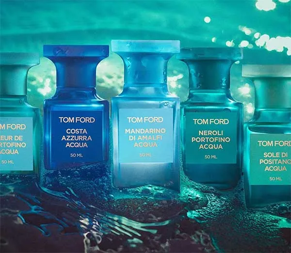 Thiết kế chai nước hoa Tom Ford Costa Azzurra Acqua 50ml đẳng cấp, tinh tế
